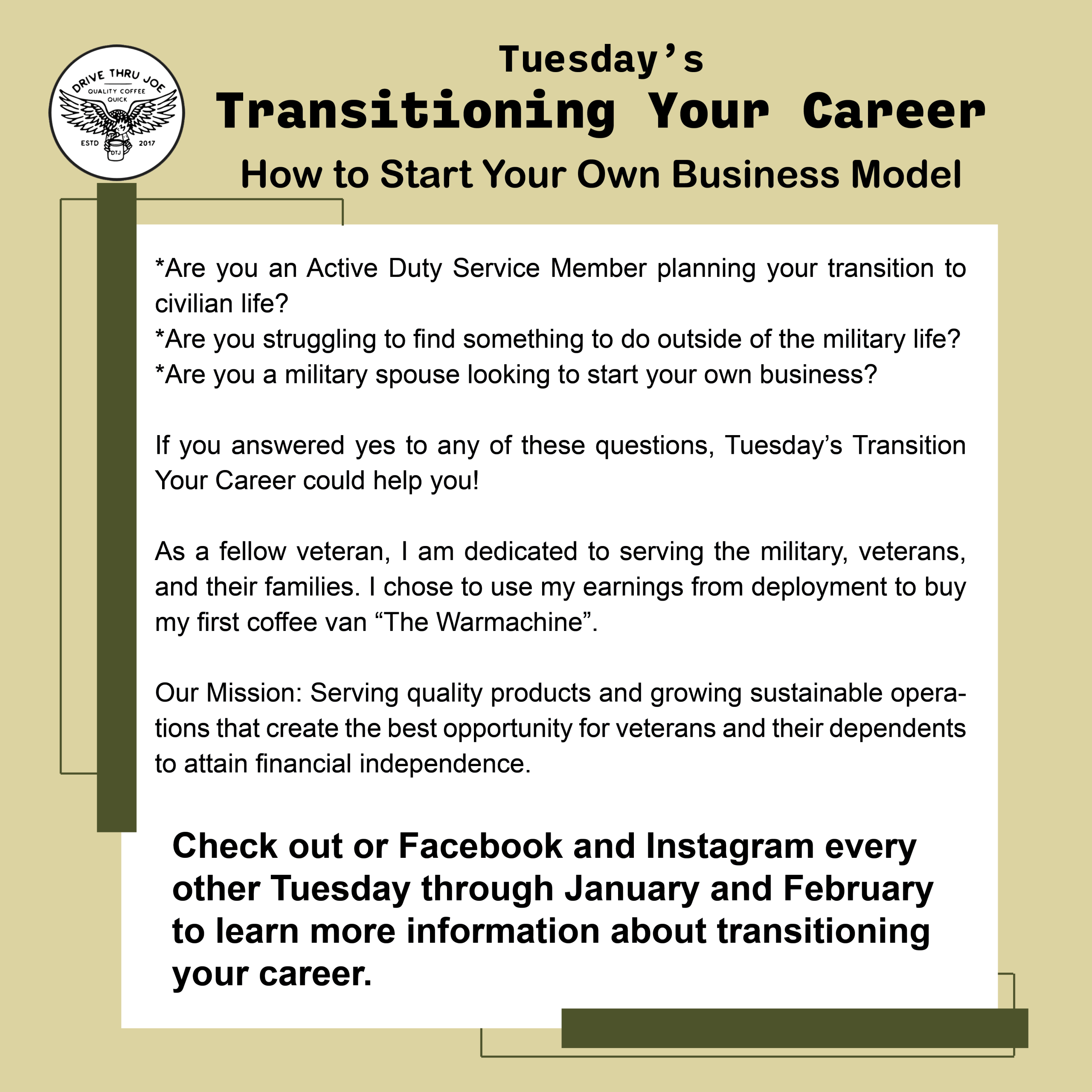 DTJ Transition your Career